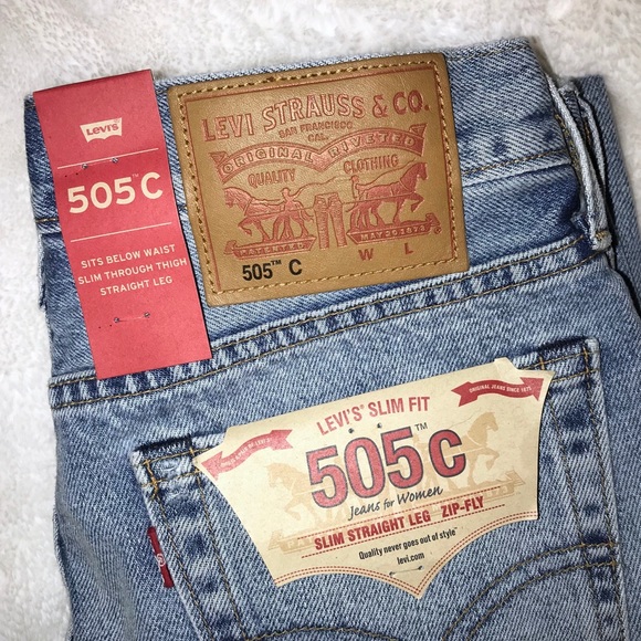 Levi's Denim - NWT Women’s Levi’s 505c Slim Straight Leg Jeans